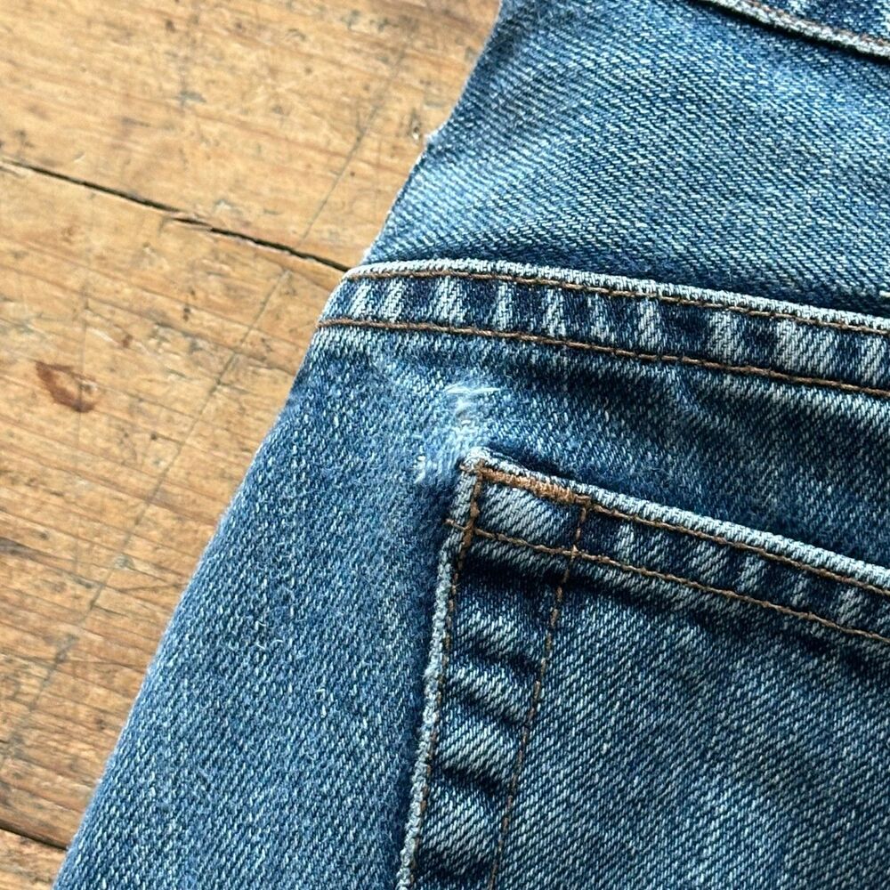 Y2K 8L GAP Long and Lean Bootcut Jeans 100% Cotton Med Wash Denim Mid Rise Pant - Picture 6 of 7